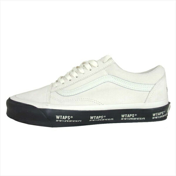 WTAPS ダブルタップス 201BWVND-FWM01S × VANS OG Old Skool LX オールドスクール スニーカー ホワイト系 28cm【新古品】【未使用】【中古】