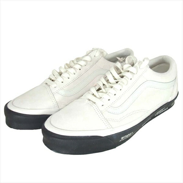 WTAPS ダブルタップス 201BWVND-FWM01S × VANS OG Old Skool LX オールドスクール スニーカー ホワイト系 28cm【新古品】【未使用】【中古】
