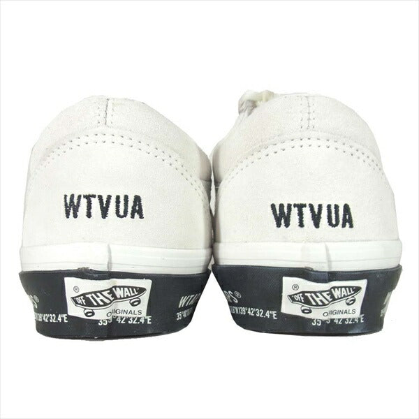 WTAPS ダブルタップス 201BWVND-FWM01S × VANS OG Old Skool LX オールドスクール スニーカー ホワイト系 28cm【新古品】【未使用】【中古】