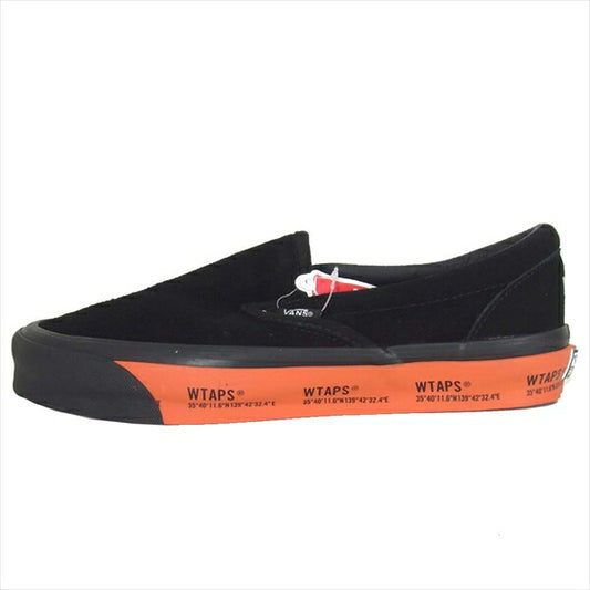 WTAPS ダブルタップス × VANS 201BWVND-FWM02S OG CLASSIC SLIP-ON クラシック スニーカー スリッポン 黒系 27cm【新古品】【未使用】【中古】
