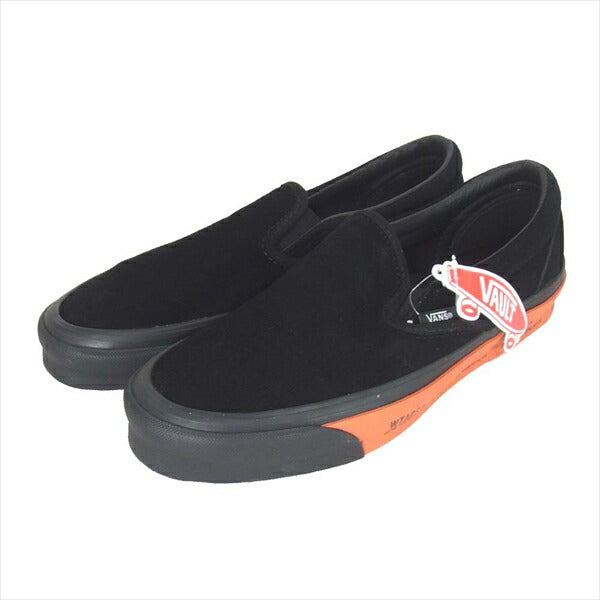 WTAPS ダブルタップス × VANS 201BWVND-FWM02S OG CLASSIC SLIP-ON クラシック スニーカー スリッポン 黒系 27cm【新古品】【未使用】【中古】