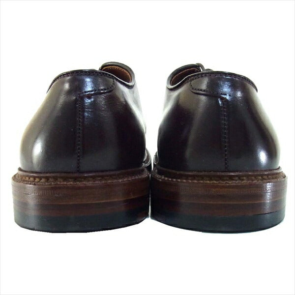 ALDEN オールデン J.CREW 別注 D5421 シェルコードバン プレーントゥ シューズ ブラウン系 9D【新古品】【未使用】【中古】