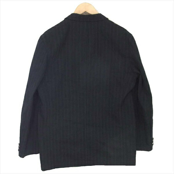 COMME des GARCONS HOMME コムデギャルソンオム AD2003 ストライプ スーツ セットアップ ブラック系 L【中古】