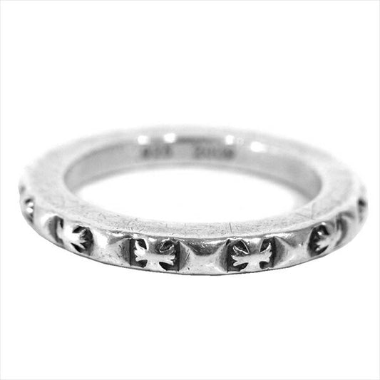 CHROME HEARTS クロムハーツ（原本無） TFP PNK PLS True Fucking Punk Ring トゥルー ファッキン プラス パンク クロス シルバーリング シルバー 15号程度【中古】