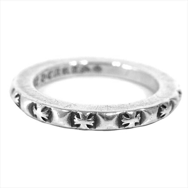 CHROME HEARTS クロムハーツ（原本無） TFP PNK PLS True Fucking Punk Ring トゥルー ファッキン プラス パンク クロス シルバーリング シルバー 15号程度【中古】