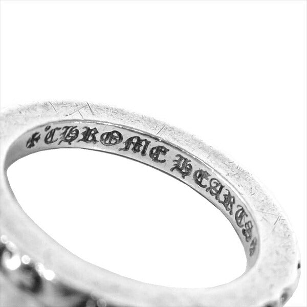 CHROME HEARTS クロムハーツ（原本無） TFP PNK PLS True Fucking Punk Ring トゥルー ファッキン プラス パンク クロス シルバーリング シルバー 15号程度【中古】