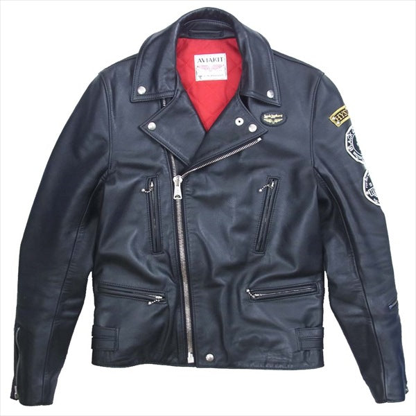 Lewis Leathers ルイスレザー ヒステリックグラマー 0231LB01 ライトニング ライダース ジャケット ブラック系 M【中古】