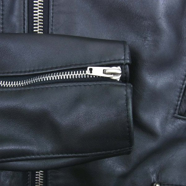 Lewis Leathers ルイスレザー ヒステリックグラマー 0231LB01 ライトニング ライダース ジャケット ブラック系 M【中古】