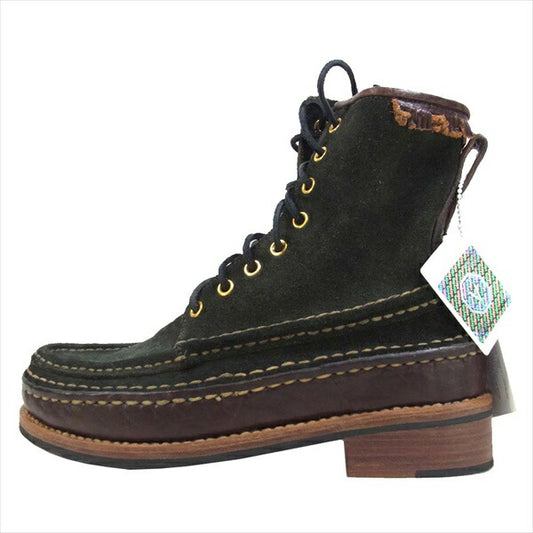 VISVIM ビズビム 0118202002009 18AW GRIZZLY BOOTS HI-FOLK BISON ブーツ ブラック系 US8.5【極上美品】【中古】
