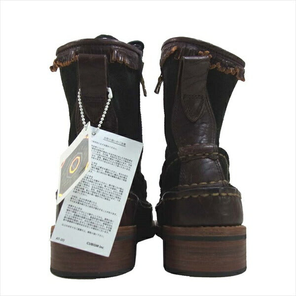VISVIM ビズビム 0118202002009 18AW GRIZZLY BOOTS HI-FOLK BISON ブーツ ブラック系 US8.5【極上美品】【中古】