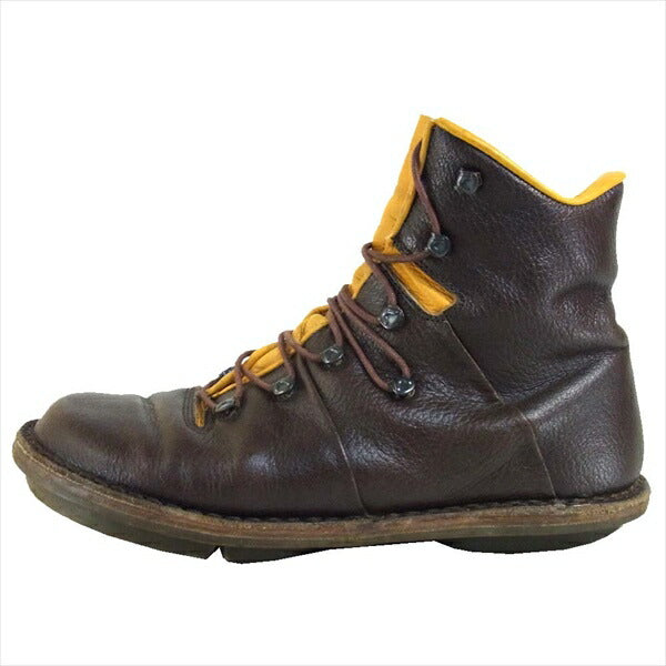 trippen トリッペン A.Spieth, M.Oehler レースアップブーツ レースアップ ブーツ ダークブラウン系 40【中古】