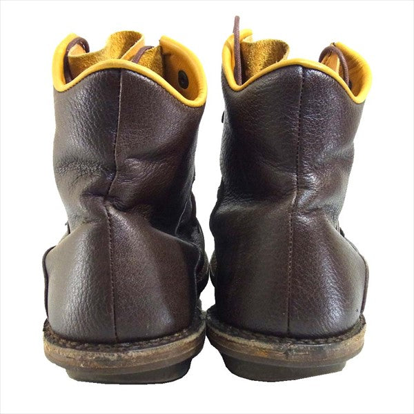 trippen トリッペン A.Spieth, M.Oehler レースアップブーツ レースアップ ブーツ ダークブラウン系 40【中古】