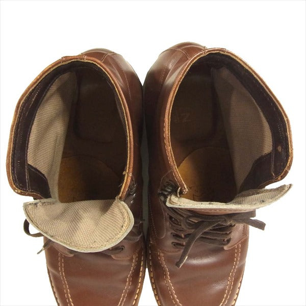 ALDEN オールデン 405 Indy Boots レザー インディ ブーツ ブラウン系 実寸約26.5cm【中古】