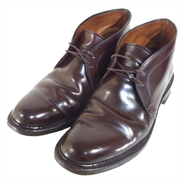 ALDEN オールデン UNITED ARROWS ユナイテッドアローズ 1339 コードバン チャッカ ブーツ チャッカブーツ ブラウン系 10D【中古】