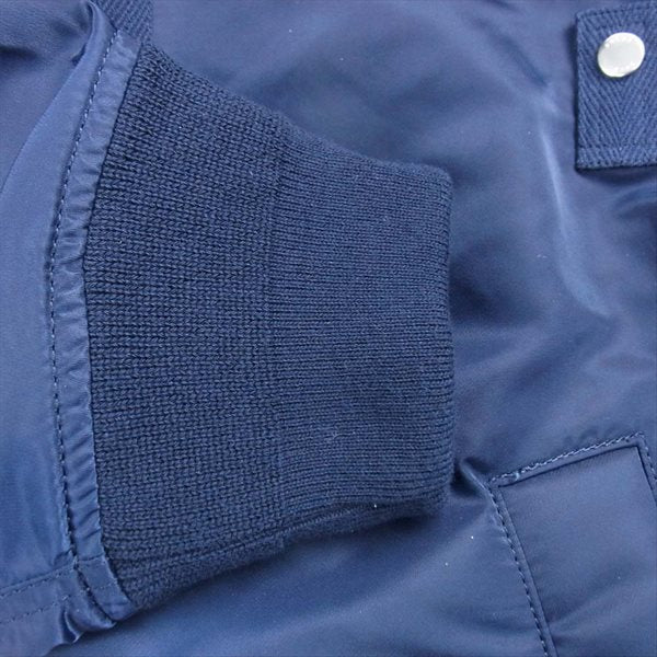 Sacai サカイ アンダーカバー UNDERCOVER 20-02444M 20SS irreversible イリバーシブル グラフィック プリント MA-1 ブルゾン ジャケット ネイビー系 2【新古品】【未使用】【中古】