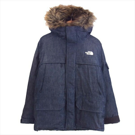 THE NORTH FACE ノースフェイス 国内正規品 ND91736 Denim McMurdo Parka デニムマクマードパーカ ダウン ジャケット インディゴブルー系 M【美品】【中古】