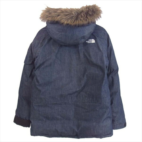 THE NORTH FACE ノースフェイス 国内正規品 ND91736 Denim McMurdo Parka デニムマクマードパーカ ダウン ジャケット インディゴブルー系 M【美品】【中古】