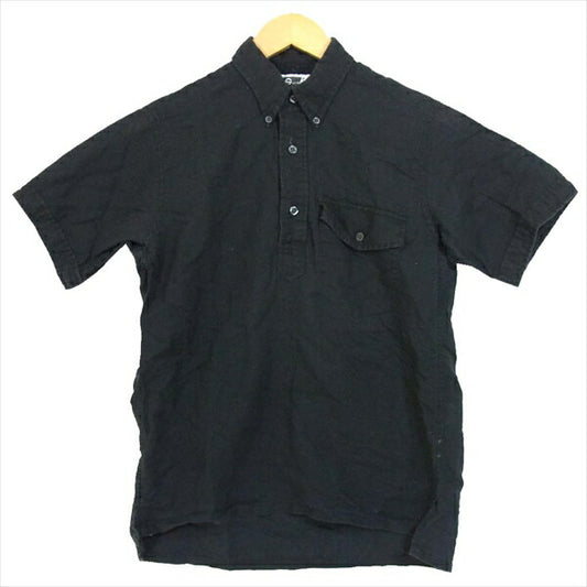 Engineered Garments エンジニアードガーメンツ ボタンダウン リネン ポケット付きシャツ シャツ ブラック系 XS【中古】