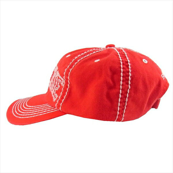 Supreme シュプリーム 20AW Big Stitch 6-Panel Cap 帽子 レッド系 F【新古品】【未使用】【中古】
