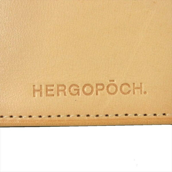 エルゴポック 06W-NAM ワキシングレザー 名刺入れ 手帳 ダイアリー モスグリーン系 W11×H7.5cm【新古品】【未使用】【中古】
