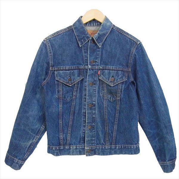 Levi's リーバイス ヴィンテージ オリジナル 70505 Gジャン ポケット デニム ジャケット インディゴブルー系 表記無し【中古】