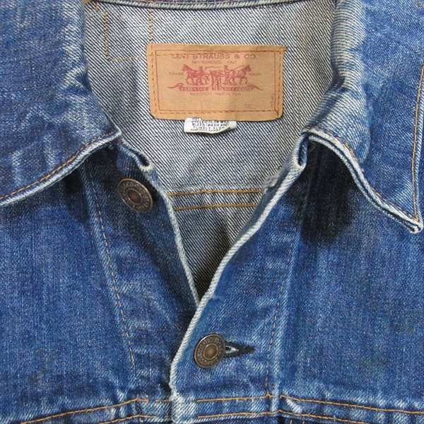 Levi's リーバイス ヴィンテージ オリジナル 70505 Gジャン ポケット デニム ジャケット インディゴブルー系 表記無し【中古】