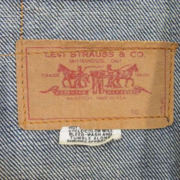 Levi's リーバイス ヴィンテージ オリジナル 70505 Gジャン ポケット デニム ジャケット インディゴブルー系 表記無し【中古】