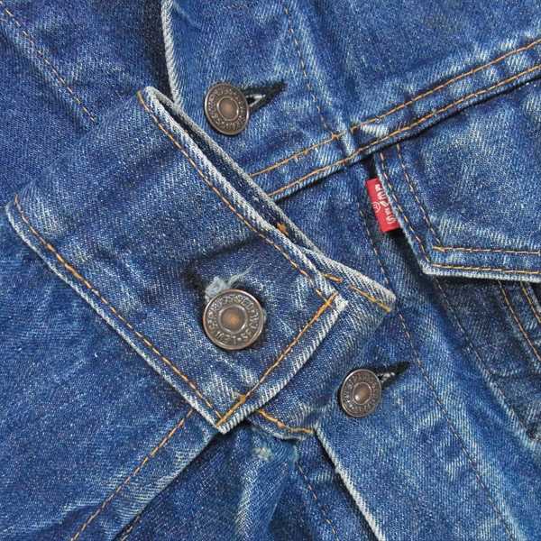 Levi's リーバイス ヴィンテージ オリジナル 70505 Gジャン ポケット デニム ジャケット インディゴブルー系 表記無し【中古】