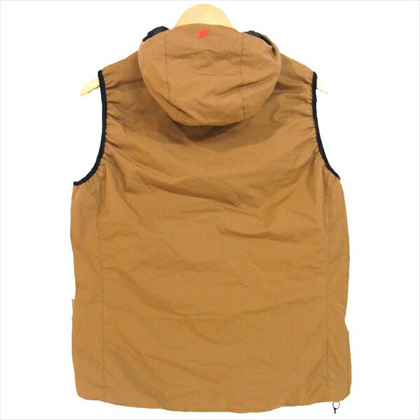 TILAK ティラック Ventile Hood Vest ベンタイル フード CLIMASHIELD Apex 中綿 ベスト ジレ ライトブラウン系 S【中古】