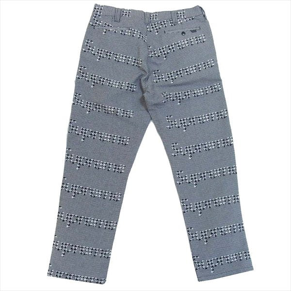 Supreme シュプリーム 20AW Work Pant Black Houndstooth 千鳥格子 ワークパンツ パンツ ブラック系 34【新古品】【未使用】【中古】