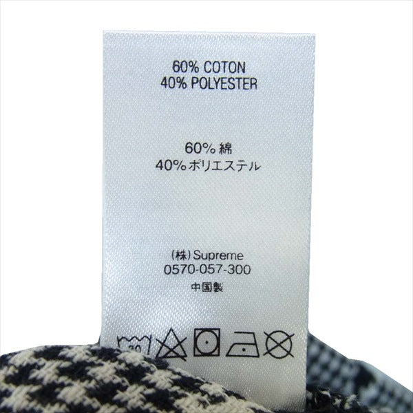 Supreme シュプリーム 20AW Work Pant Black Houndstooth 千鳥格子 ワークパンツ パンツ ブラック系 34【新古品】【未使用】【中古】