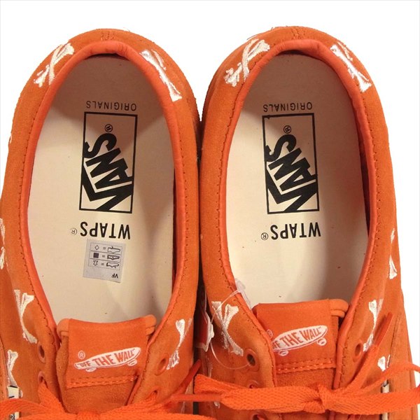 WTAPS ダブルタップス バンズ VANS VAULT 20AW OG ERA LX BONES エラ ボーンズ スニーカー オレンジ系 29cm【新古品】【未使用】【中古】