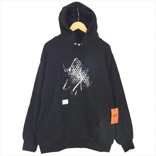 WTAPS ダブルタップス × バンズ VANS 20AW 202BWVND-CSM01S / MOSH PIT クロスボーン プルオーバー パーカー 黒系 04【新古品】【未使用】【中古】