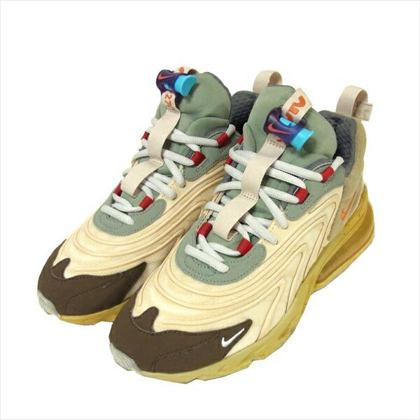 NIKE ナイキ トラビススコット TRAVIS SCOTT CT2864-200 AIR MAX 270 CACTUS TRAILS エアマックス スニーカー ベージュ系 25cm【美品】【中古】