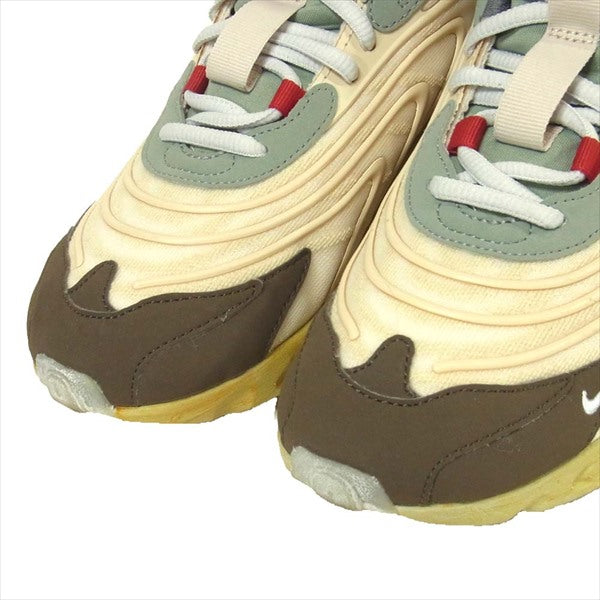 NIKE ナイキ トラビススコット TRAVIS SCOTT CT2864-200 AIR MAX 270 CACTUS TRAILS エアマックス スニーカー ベージュ系 25cm【美品】【中古】