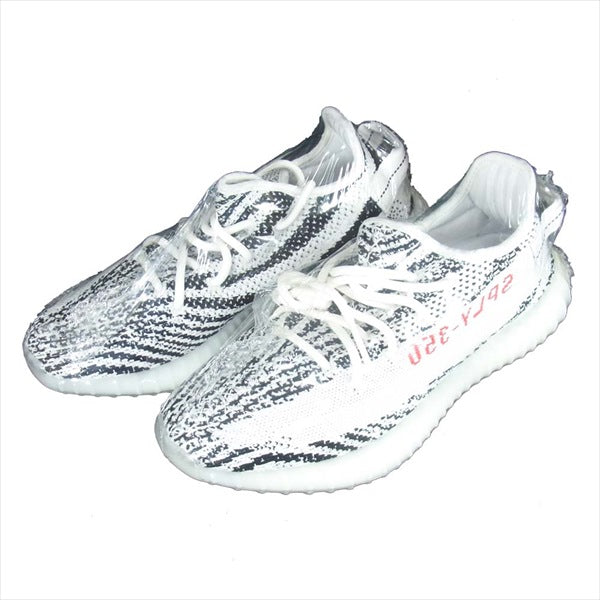 adidas アディダス イージーブースト YEEZY BOOST CP9654 350 V2 ZEBRA ゼブラ ローカット スニーカー 白系 26.5cm【新古品】【未使用】【中古】