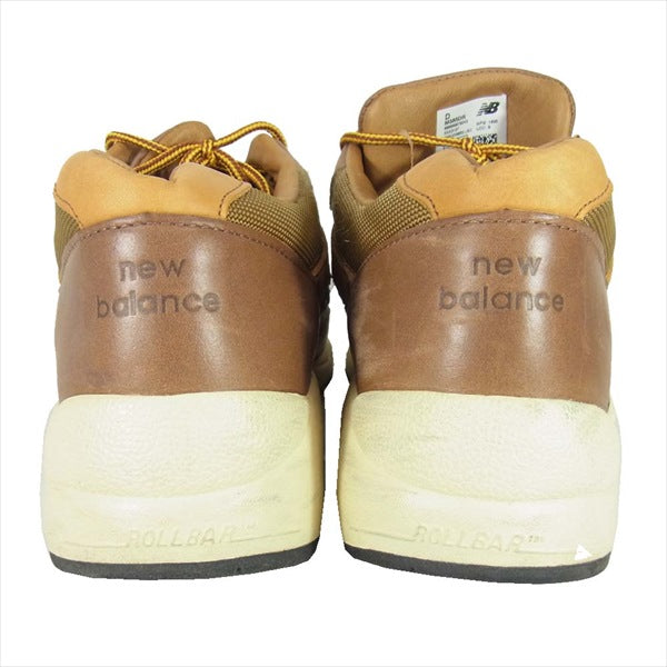 NEW BALANCE ニューバランス × ダナーDANNER M585DR USA製 レザー スニーカー ブラウン系 29cm【中古】