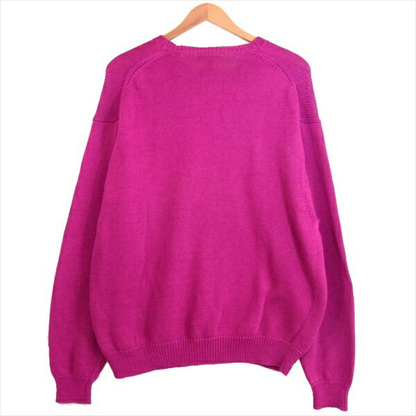 Supreme シュプリーム 19SS Fuck Everybody Sweater 刺繍 クルーネット セーター ニット パープル系 L【極上美品】【中古】