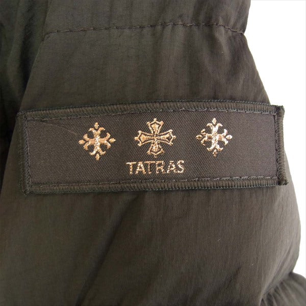 TATRAS タトラス 国内正規品 LTA19A4694 POLITEAMA ポリテアマ ロング ダウン ジャケット カーキ(オリーブグリーン)系 160/84A【中古】