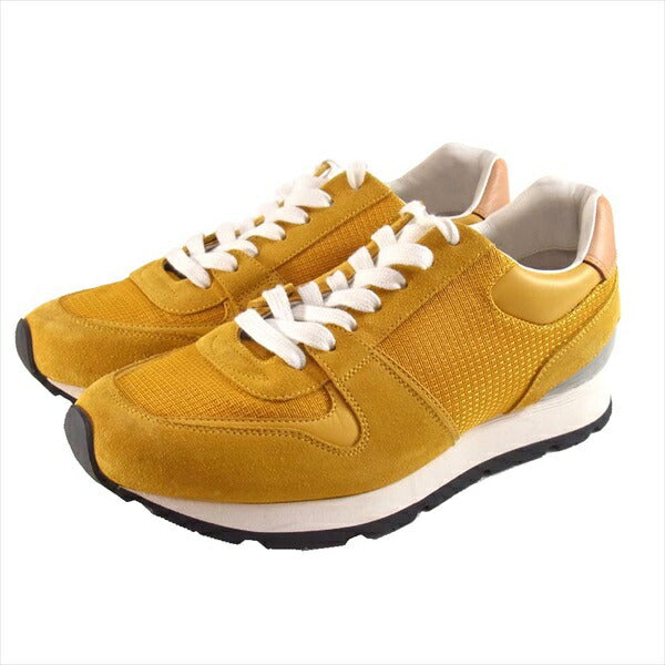 LOUIS VUITTON ルイ・ヴィトン 1A2DDD GO1116 イタリア製 スエード スニーカー イエロー系 5【中古】