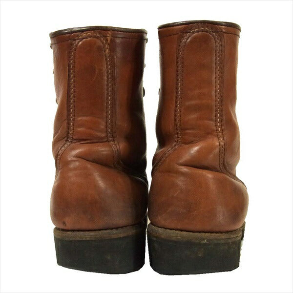 RED WING レッドウィング 855 犬タグ アイリッシュセッター アメリカ製 レザー ブーツ ブラウン系 7EE【中古】