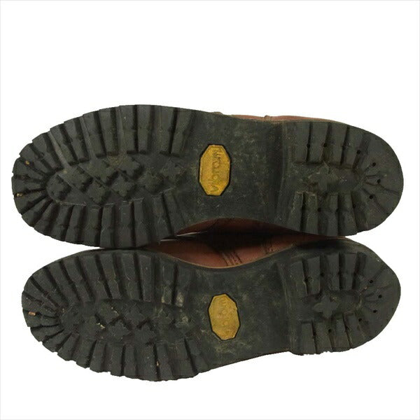 RED WING レッドウィング 855 犬タグ アイリッシュセッター アメリカ製 レザー ブーツ ブラウン系 7EE【中古】