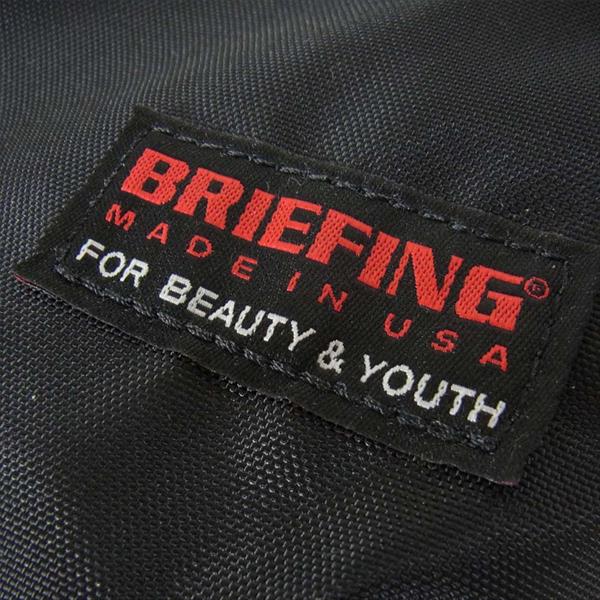 BRIEFING ブリーフィング × UA TRAVEL SLDR トラベル 肩掛け ショルダーバッグ ブラック系【極上美品】【中古】