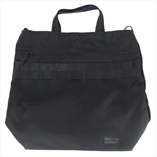 BRIEFING ブリーフィング × UA Simple Tote ハンドバック 無地 トートバッグ ブラック系【極上美品】【中古】