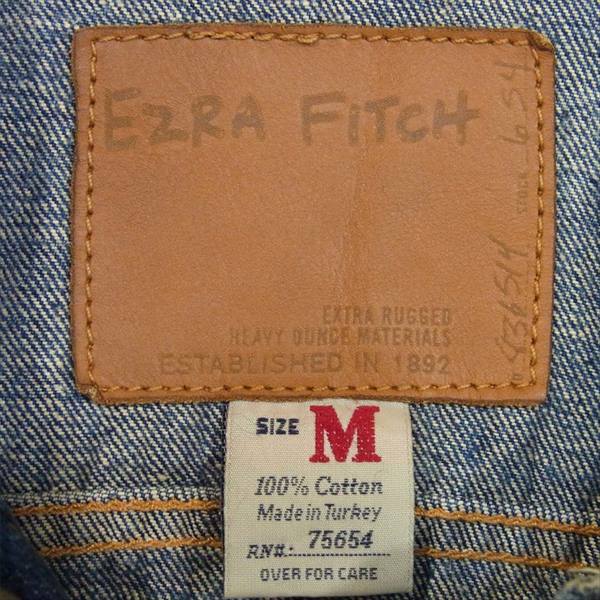 エズラフィッチ デニムジャケット コットン 胸ポケット デニム ジャケット インディゴブルー系 M【中古】