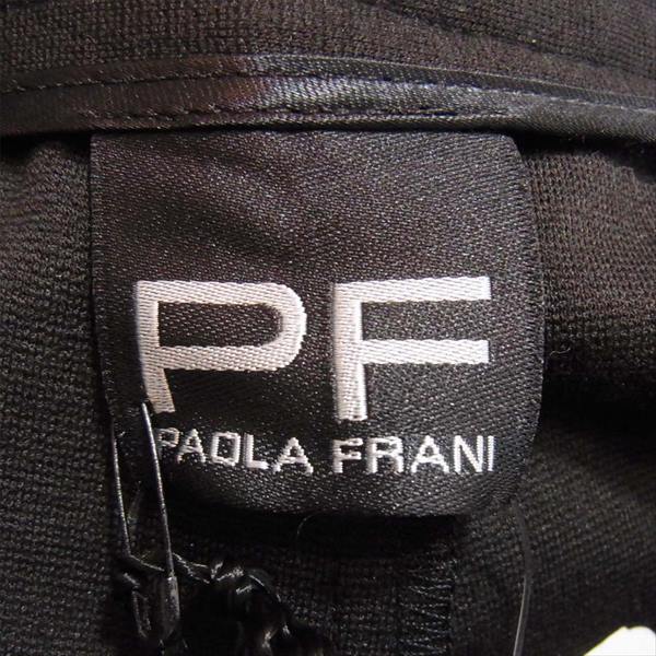 PAOLA FRANI パオラフラーニ 刺繍 パイピング イタリア製 レディース パンツ ブラック系 ブラック系 38【極上美品】【中古】