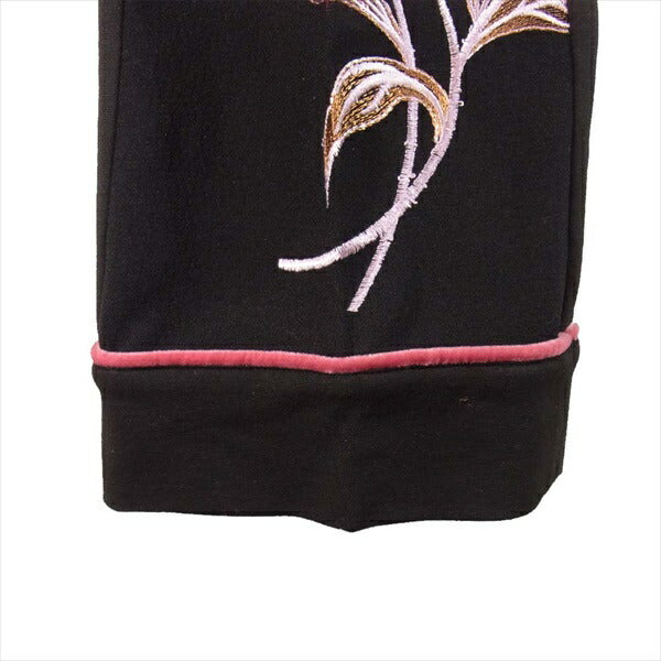 PAOLA FRANI パオラフラーニ 刺繍 パイピング イタリア製 レディース パンツ ブラック系 ブラック系 38【極上美品】【中古】