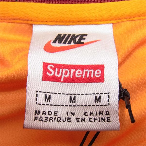Supreme シュプリーム ナイキ NIKE 20AW Stripe Jewel Soccer Jersey ストライプ ジュエル サッカー ジャージー シャツ オレンジ系 M【新古品】【未使用】【中古】