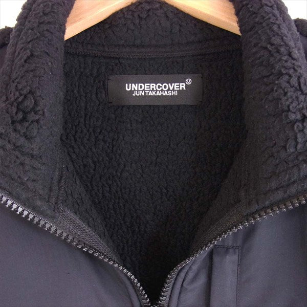 UNDERCOVER アンダーカバー UCX4210 19AW BZ INDUSTRIAL AMBIENT ジップ ポーラ フリース ジャケット 黒系 2【美品】【中古】