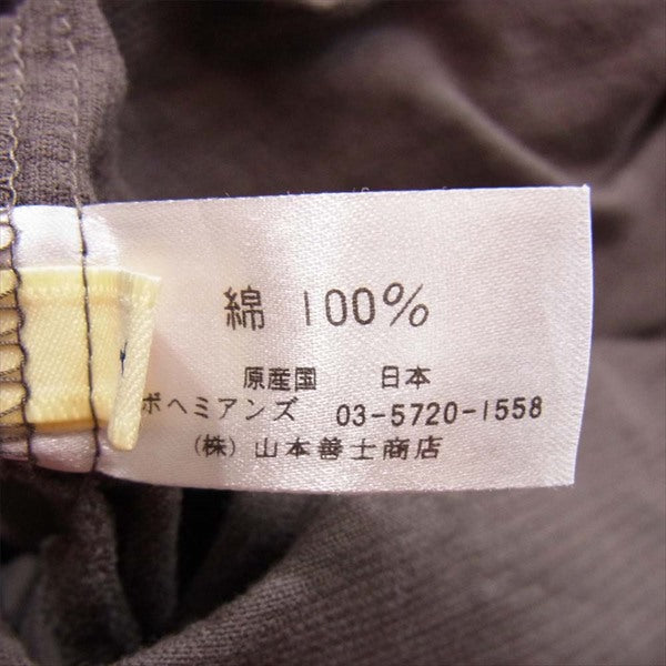 BOHEMIANS ボヘミアンズ カメレオン CHAMELEON サロペット レディース オールインワン ブラウン系 1【中古】